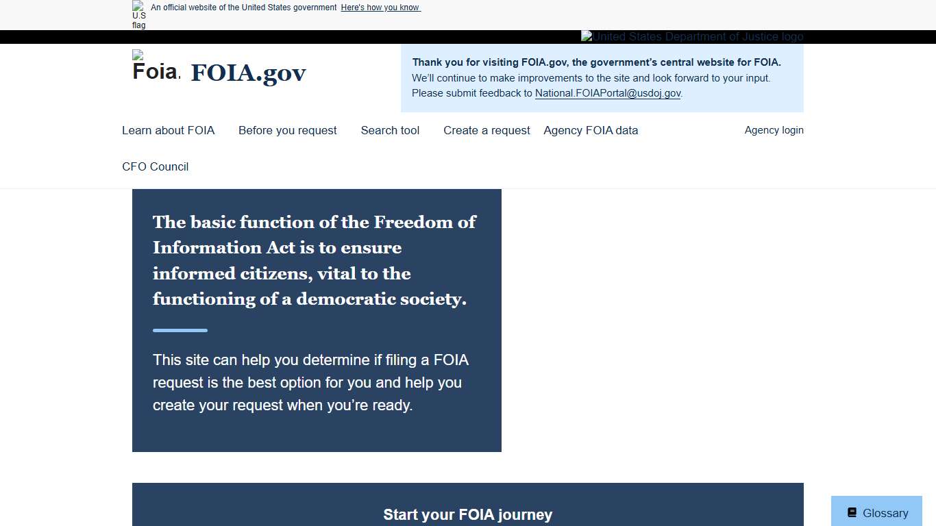 FOIA.gov - Freedom of Information Act